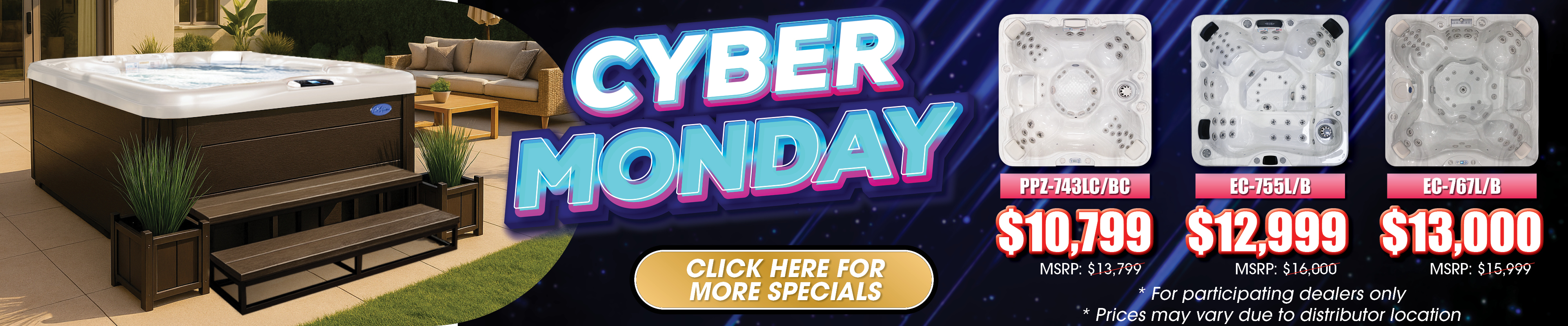 Calspas hot tub being used in a family setting - South Bend