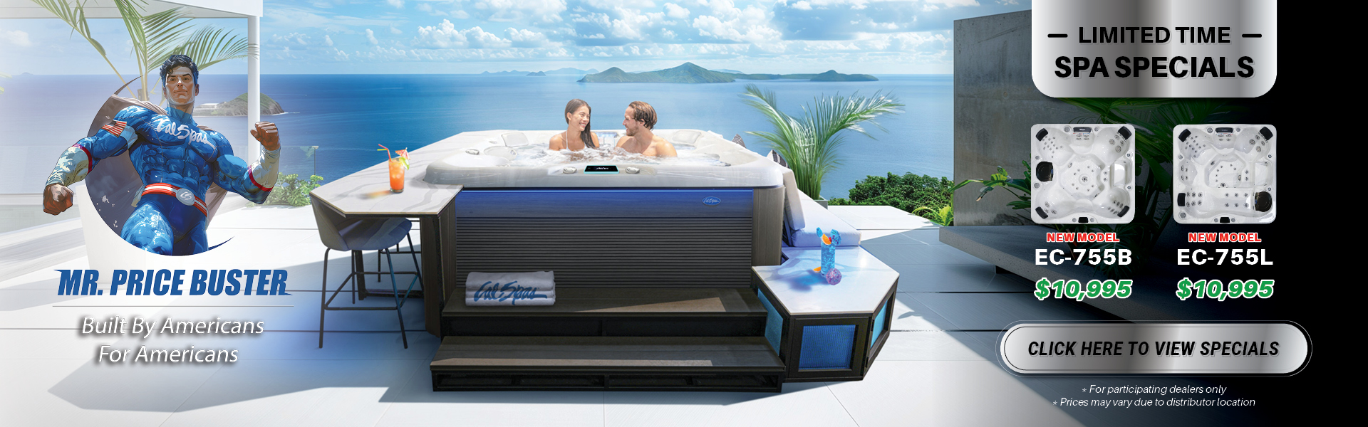 Calspas hot tub being used in a family setting - South Bend